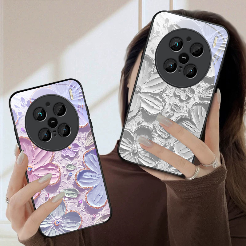 غطاء هاتف زجاجي أسود بتصميم حد - مراجعة Phone Cases Vivo وسعره