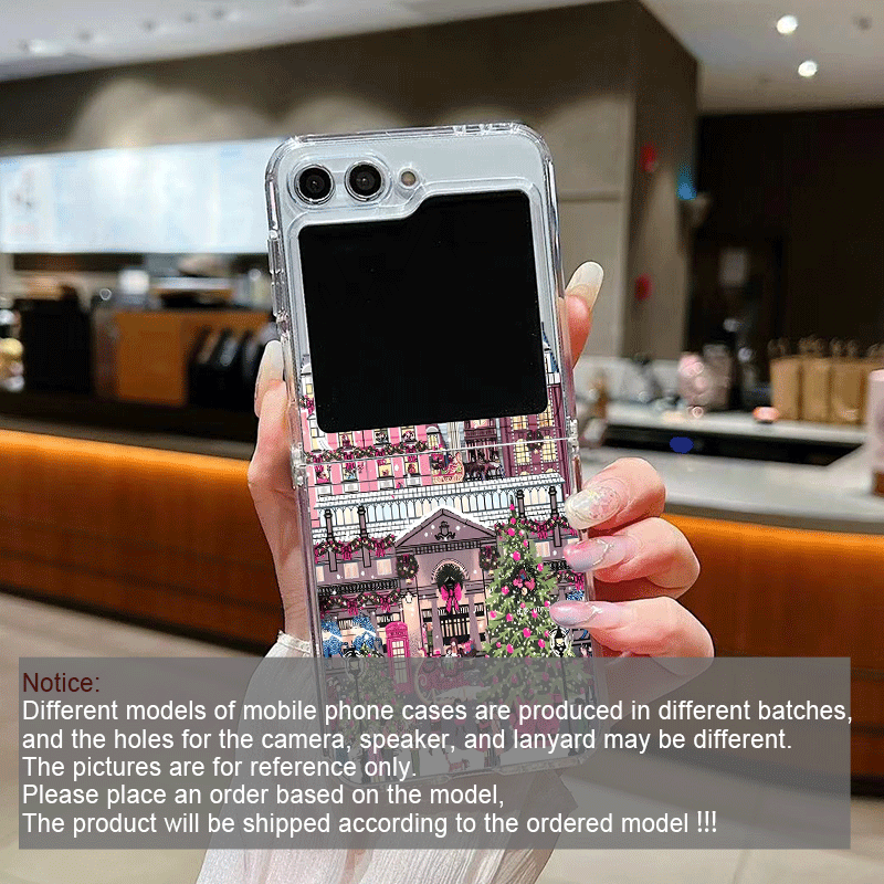 المبنى الريفية مشهد الثلوج عيد - مراجعة Phone Cases Clear وسعره