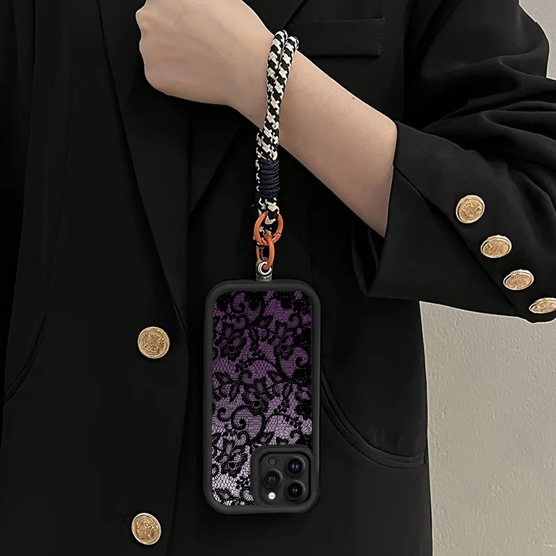 جراب هاتف أسود بنفسجي من الدان - مراجعة Phone Cases With Straps وسعره