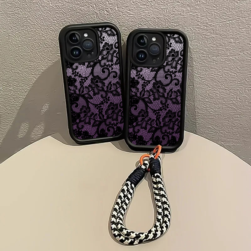 جراب هاتف أسود بنفسجي من الدان - مراجعة Phone Cases With Straps وسعره