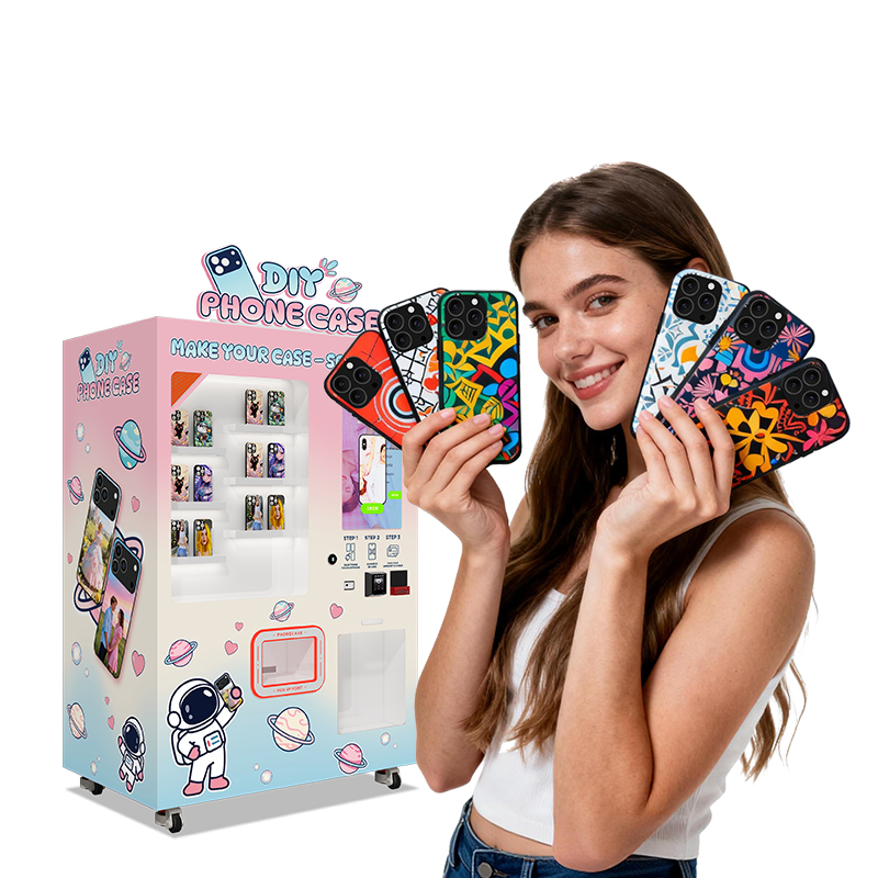 آلة طباعة أغطية الهواتف المحمو - مراجعة Phone Cases Vending Machine وسعره