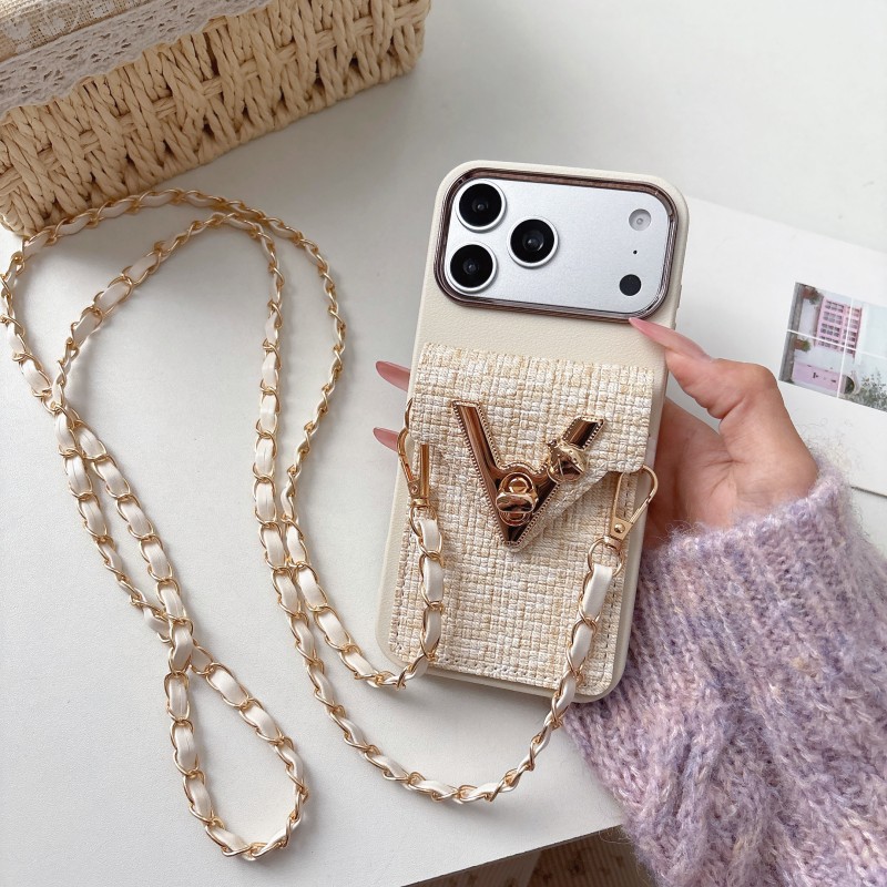 حافظة محفظة بحزام للرقبة لهاتف - مراجعة Phone Cases Louis Vuitton وسعره