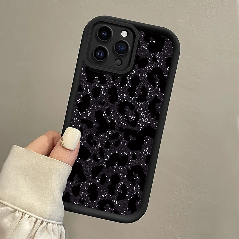 جراب هاتف بتصميم فهد أسود منقط - مراجعة Phone Cases With Straps وسعره