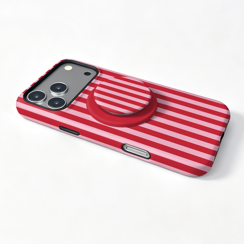 حافظة مغناطيسية بخطوط حمراء له - مراجعة Phone Cases With Magnet وسعره