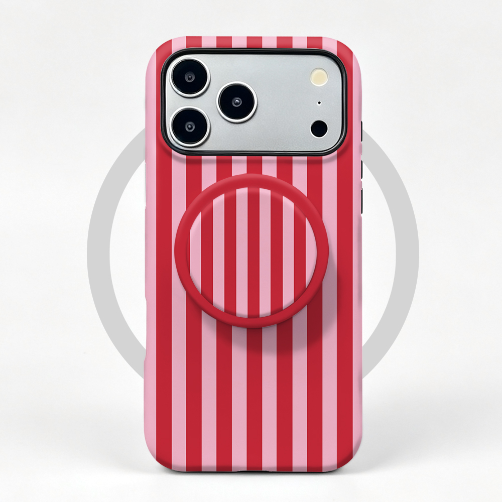 حافظة مغناطيسية بخطوط حمراء له - مراجعة Phone Cases With Magnet وسعره