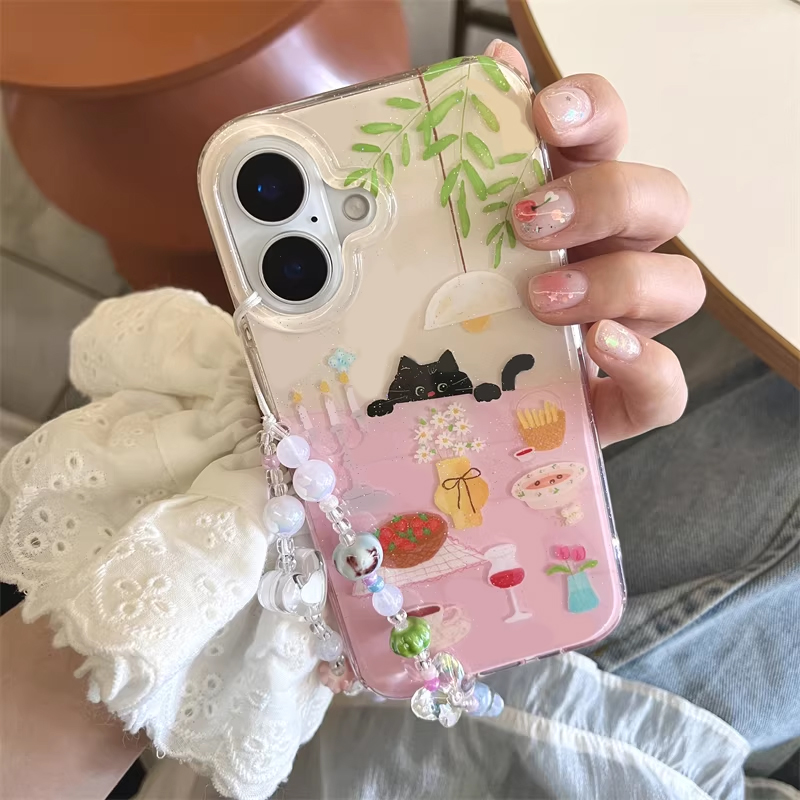 جراب هاتف بتصميم قطة سوداء صغي - مراجعة Phone Cases Cool Girl وسعره