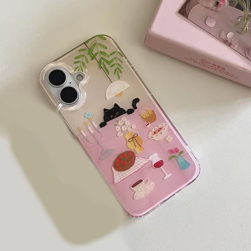جراب هاتف بتصميم قطة سوداء صغي - مراجعة Phone Cases Cool Girl وسعره