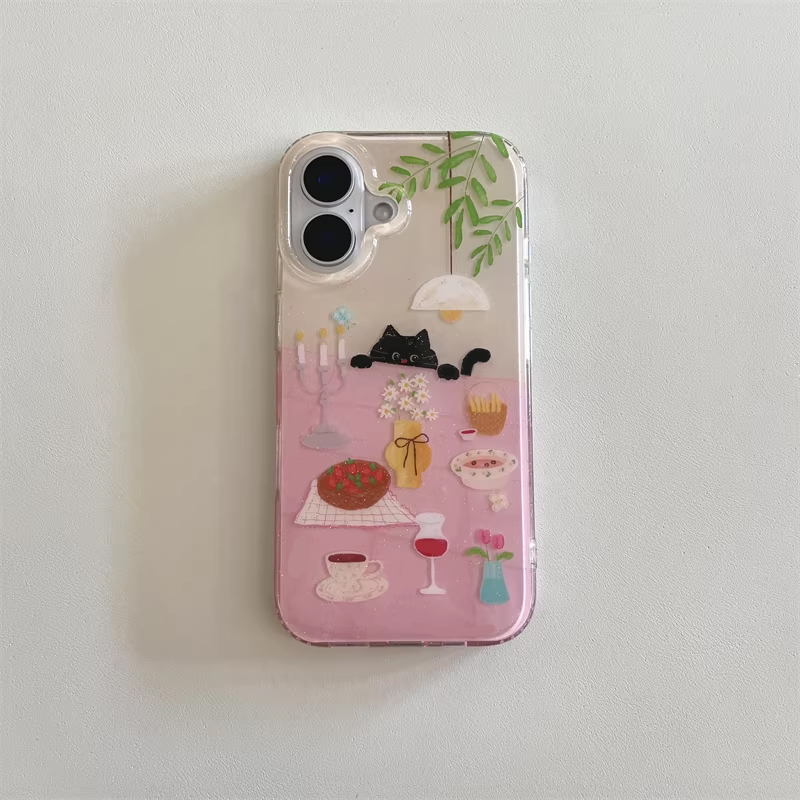 جراب هاتف بتصميم قطة سوداء صغي - مراجعة Phone Cases Cool Girl وسعره