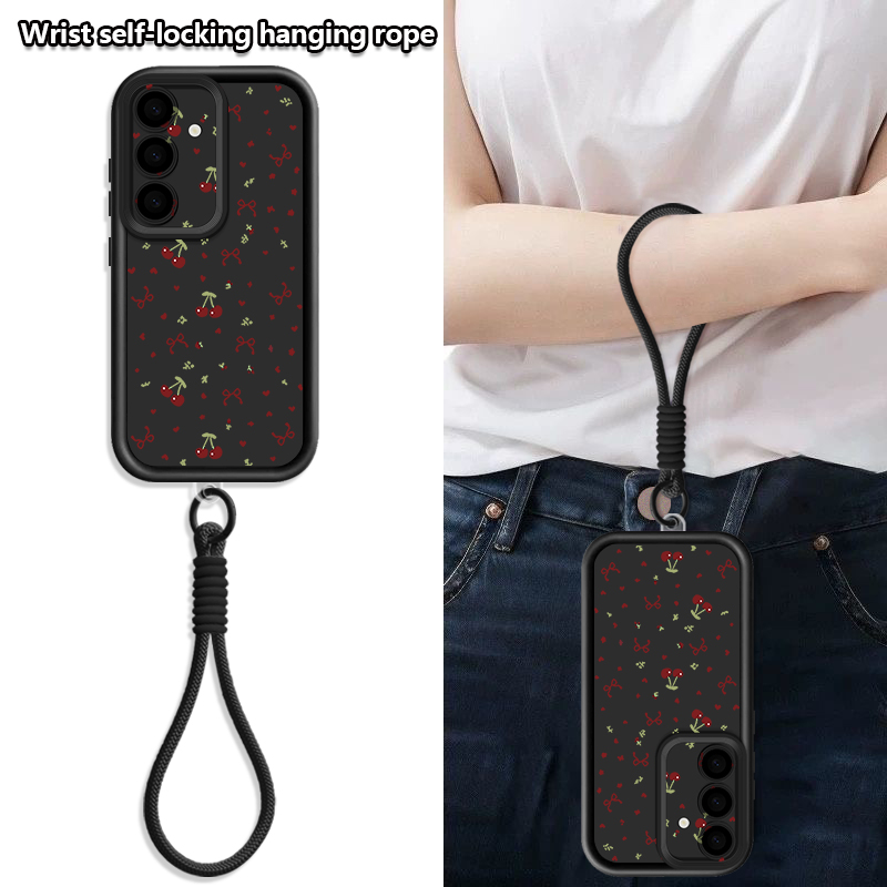 جراب هاتف بنمط الكرز الصغير مع - مراجعة Phone Cases With Straps وسعره