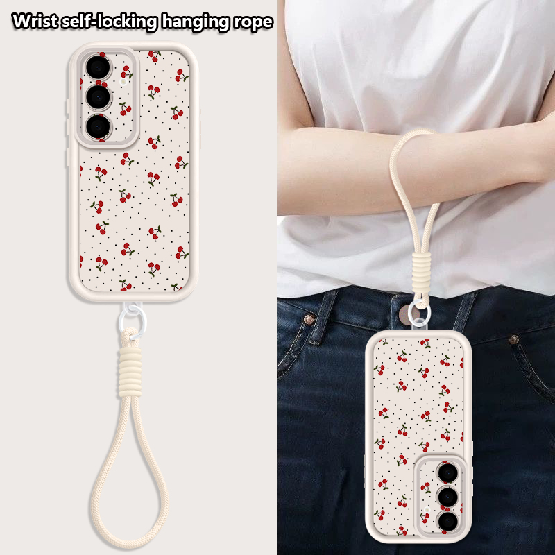 جراب هاتف بنمط الكرز الصغير مع - مراجعة Phone Cases With Straps وسعره