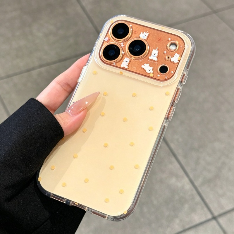 غطاء هاتف أنيق بنمط نقاط البول - مراجعة Phone Cases Yellow وسعره