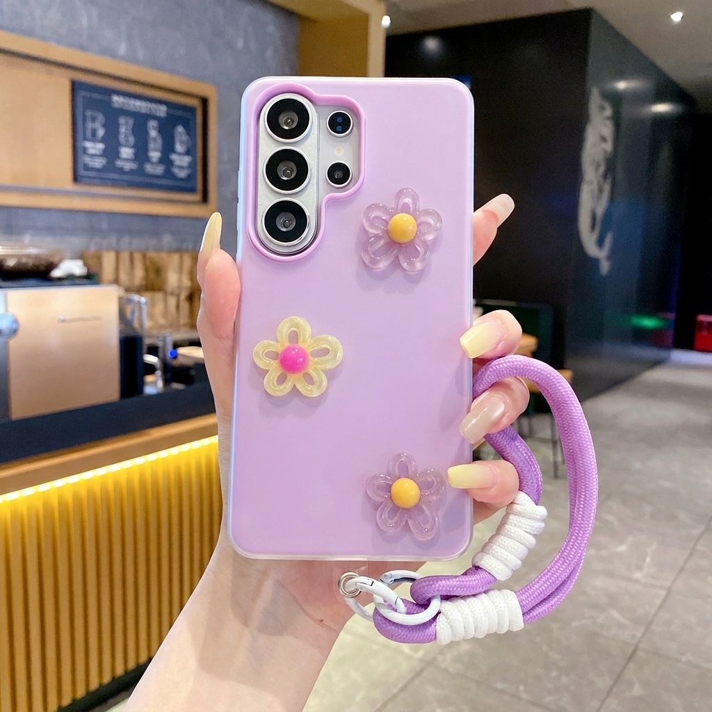 جراب هاتف بنفسجي 2 في 1 مع حبل - مراجعة Phone Cases Diy وسعره