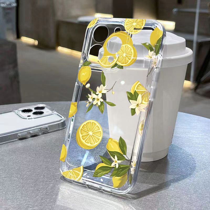 الصيف الفاكهة الليمون زهرة واض - مراجعة Phone Cases Clear وسعره