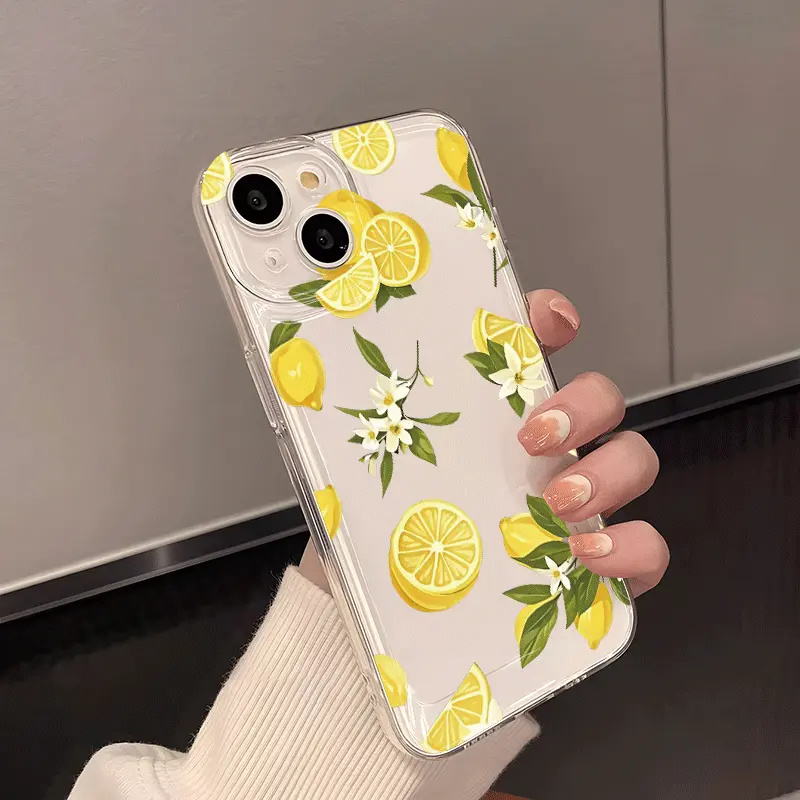 الصيف الفاكهة الليمون زهرة واض - مراجعة Phone Cases Clear وسعره
