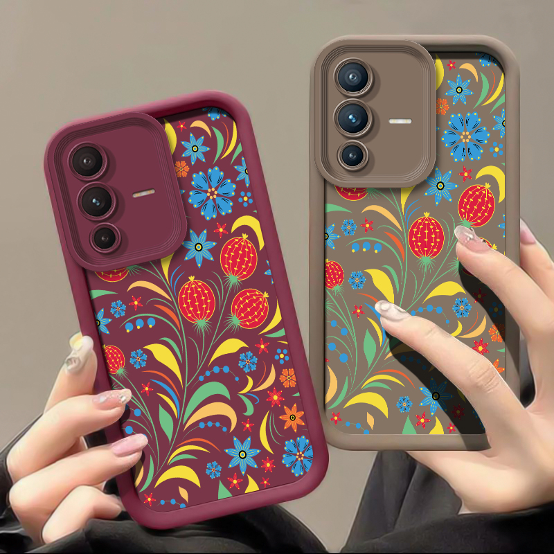 غطاء هاتف مزين بالزهور لـ Vivo - مراجعة Phone Cases Vivo وسعره