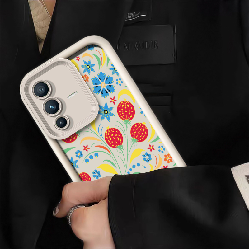 غطاء هاتف مزين بالزهور لـ Vivo - مراجعة Phone Cases Vivo وسعره