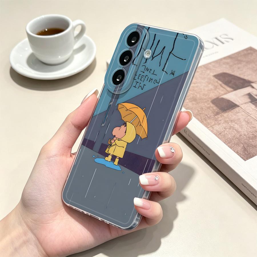 غطاء هاتف بتصميم صبي مع مظلة ص - مراجعة Phone Cases Yellow وسعره